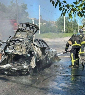 Внаслідок артобстрілу та удару дроном-камікадзе у Нікополі постраждало 4 людей