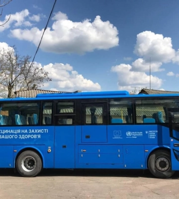 Вакцинальні автобуси надають послуги у найвіддаленіших куточках Волині