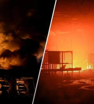 Горели 6 тысяч квадратных метров складов: в ГСЧС рассказали о последствиях циничного удара