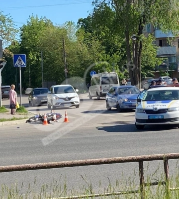 У ДТП у Кропивницькому травмувався мотоцикліст