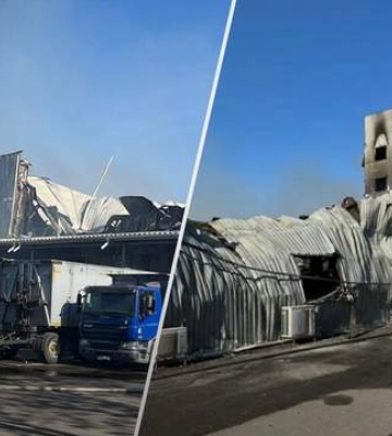 Пожарище и руины: в сети показали, как выглядят склады почты после ночной атаки