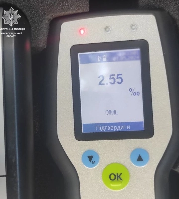 У Кропивницькому зупинили п&#039;яного водія без посвідчення