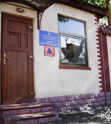 Окупанти влучили в пожежну частину Одеси 