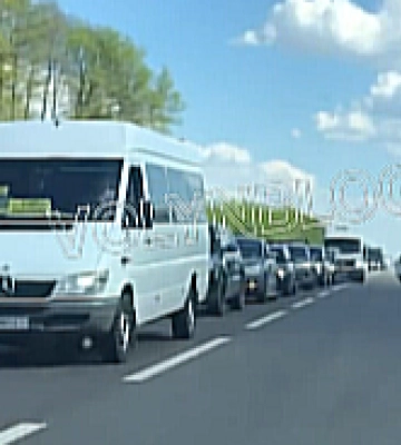 На трасі Луцьк-Ковель утворився довжелезний затор