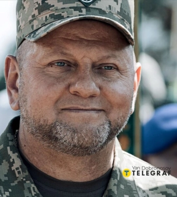В Киеве появился самый большой в Украине мурал Валерия Залужного