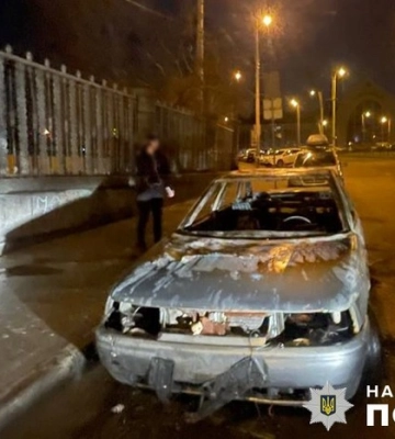 У Києві за підпал автомобіля затримали мешканця Дніпропетровщини