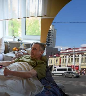 Зеленский прибыл в Хмельницкий, где посетил раненых военных