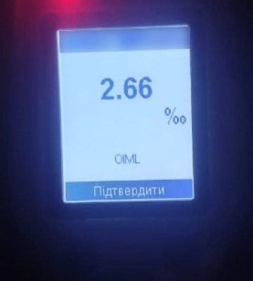Вночі в Сумах патрульні зупинили водія у стані сп&#039;яніння