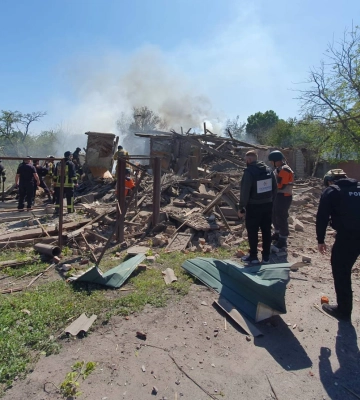 Обстріл Харкова: загинула жінка, постраждав чоловік та зруйновані приватні будинки