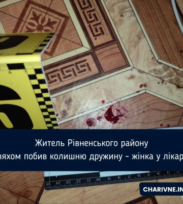 Житель Рівненського району цвяхом побив колишню дружину - жінка у лікарні