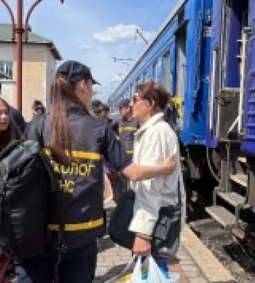 До Ковеля прибув евакуаційний поїзд з Донеччини