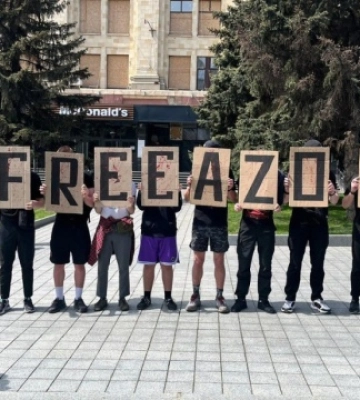 У Києві, Львові та Харкові пройшли акції на підтримку полонених захисників Маріуполя