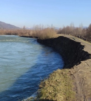 На Закарпатті пошкоджені 29 дамб, для відновлення потрібно понад ₴200 мільйонів