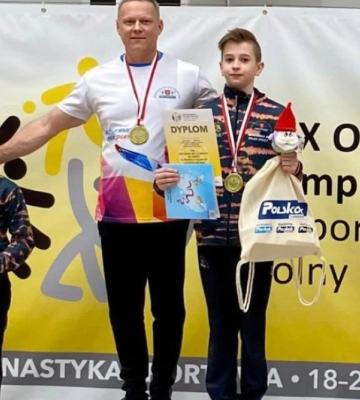Учень з Херсона посів три призових місця на олімпіаді зі спортивної гімнастики у Польщі