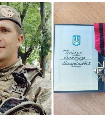 Воїн з Івано-Франківщини отримав почесну нагороду від головнокомандувача ЗСУ