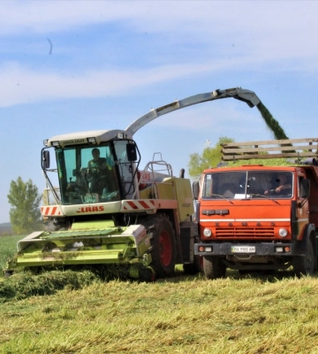 В «Астарті» розпочали заготівлю зелених кормів