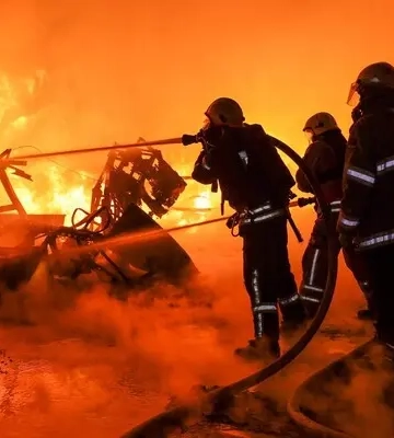 У Харкові понад п&#039;ять годин гасили пожежі, викликані ударом &quot;шахедів&quot; - ДСНС