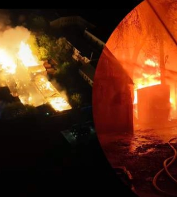 У Миколаєві рятувальники з ночі гасять пожежу на деревообробному підприємстві