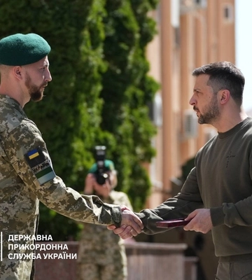 Президент нагородив трьох прикордонників з Волині, які відзначилися на Авдіївському напрямку 