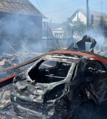Ворог атакував Нікополь з артилерії та дронами-камікадзе, поранена жінка