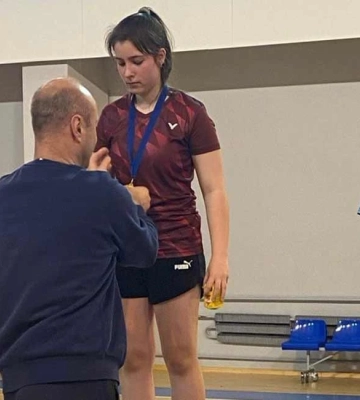 Спортсменка з Херсона виборола перші місця на Відкритому кубку з бадмінтону