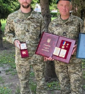 Президент Зеленський вручив Героя України прикордоннику з Волині, ще двом – ордени
