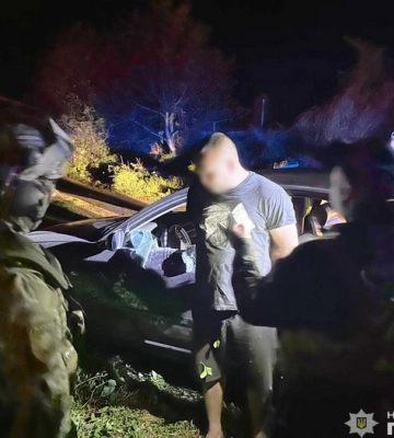 На Чернігівщині затримали п’яного водія, який погрожував підірвати гранату