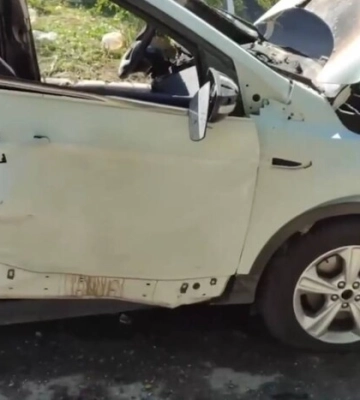В окупованому Бердянську підірвали авто із зрадником, який працював у колонії. Фото і відео