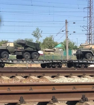 Партизаны зафиксировали опрокидывание Градов в Крыму