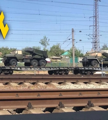 Партизаны зафиксировали опрокидывание Градов в Крыму