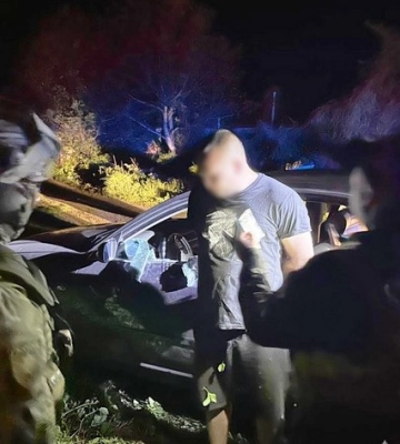 На Чернігівщині затримали п’яного водія, який погрожував підірвати гранату