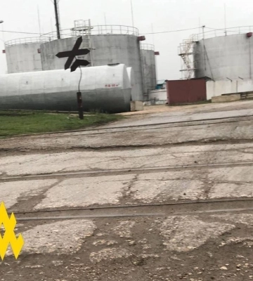 Українські партизани показали одну з найбільших нафтобаз рф в окупованому Криму