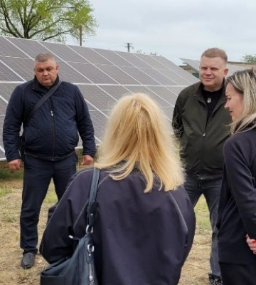 На Одещині встановлюють сонячну електростанцію
