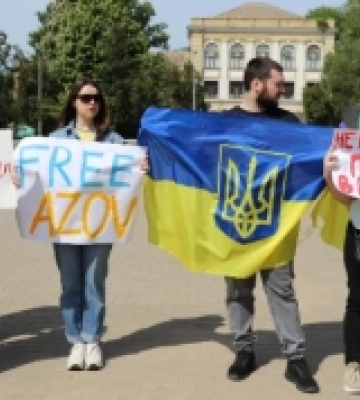 В Ізмаїлі на Одещині провели акцію на підтримку військовополонених