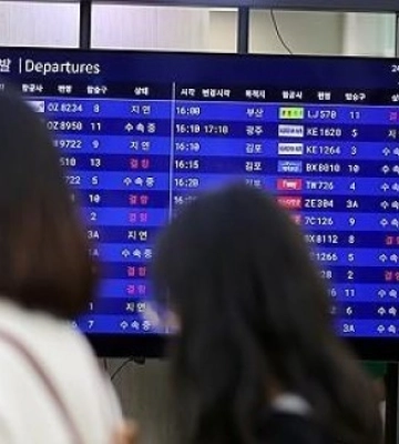 У Південній Кореї на популярному курорті через негоду скасували понад 60 авіарейсів