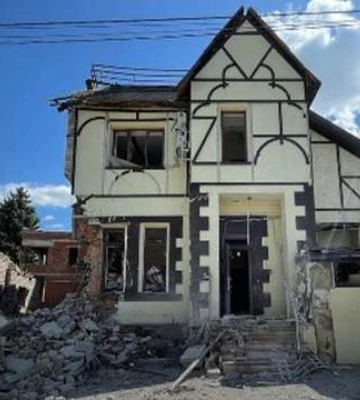 В Харькове прилетом разрушен дом ректора ХНУ имени Каразина