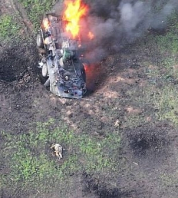 Бійці криворізької бригади знищили ворожий танк та БТР