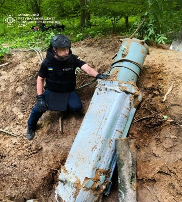 У Києві сапери знешкодили бойову частину новітньої ракети росіян Х-69