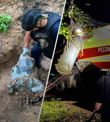 В Киеве саперы обезвредили боевую часть вражеской ракеты Х-69