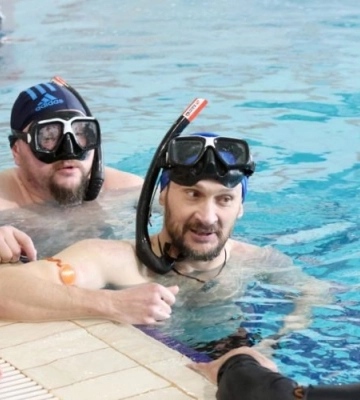 У Львові хорватські воїни навчають українських ветеранів дайвінгу