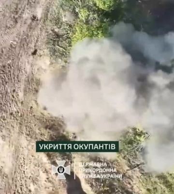 ЗСУ скидами з дронів знищили укриття окупантів на Бахмутському напрямку