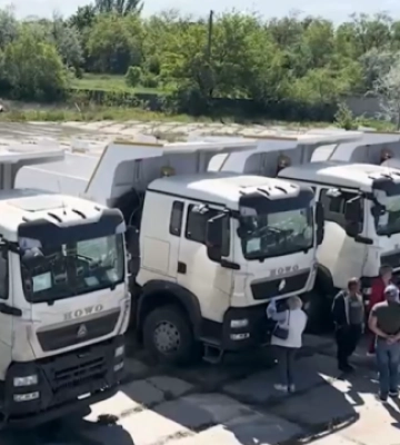 Херсонщина отримала 25 самоскидів від ПРООН