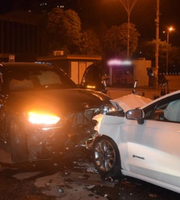 В Киеве сообщили о подозрении водителю BMW, устроившему серьезное ДТП на Большой Васильковской