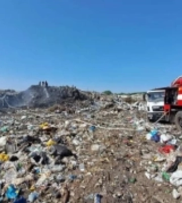 На Волині горіло несанкціоноване сміттєзвалище