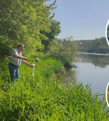 У Вінниці перевірили якість води у річці Південний Буг