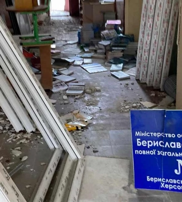 Який вигляд має освітній заклад у Бериславі на Херсонщині