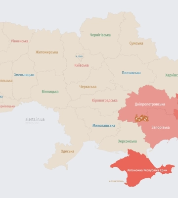 Повітряні сили попередили про активність ворожої авіації та загрозу для Дніпра