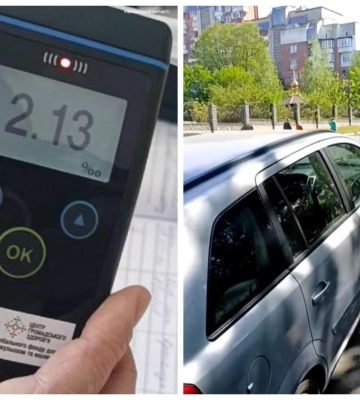 У Рівному зупинили п&#039;яного, як чіп таксиста, який віз людей: як його покарали (ВІДЕО)