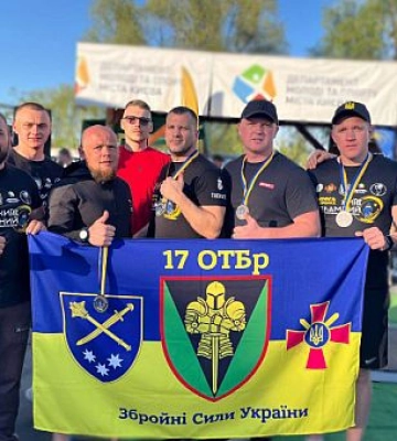 Криворожские военные приняли участие в спортивных соревнованиях «Киев несокрушимый»
