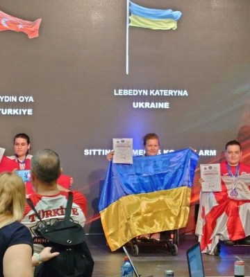 Сумчани відзначилися на чемпіонаті Європи з параармреслінгу
